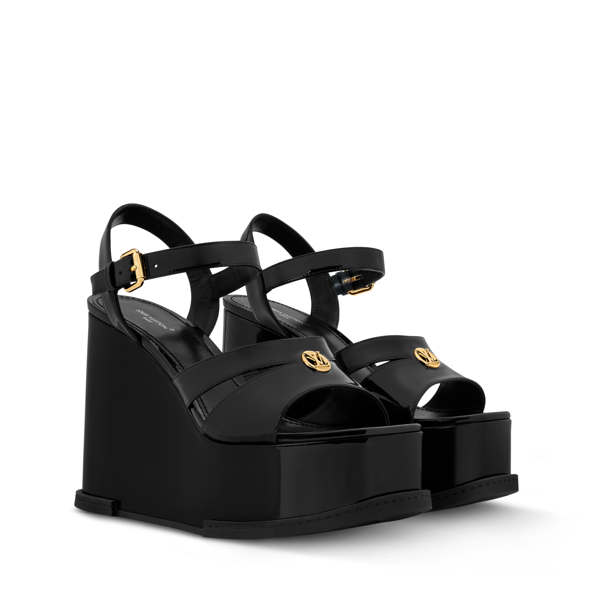 ルイヴィトン　エナメル サンダル コッパー ゴールド size35 1/2 Sandals Sandals and Espadrilles Shoes | LOUIS VUITTON